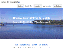 Tablet Screenshot of nauticalpointrvpark.com